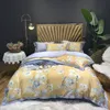 TUTUBIRD Floral Percal Satin draps de lit en coton égyptien ensembles de literie housse de couette fleur imprimer plus récent reine roi couvre-lits T200706
