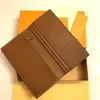 Masowe sprzęgło oryginalny portfel skórzany z pudełkową torbą na kurz kobiet torebki