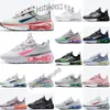 Knit Mesh 2021 heren dames hardloopschoenen Obsidian Black Gold White Barely Rose Green Venice Navy Crimson Triple Black Court Purple Heren trainers sport sneakers