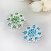 Kvinnor Crystal Love Flower Brosches Pins Diamond Brosches Boutonniere Stick Corsage Wedding Brosch Fashion Jewelry Will and Sandy New