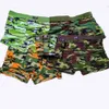 Camouflage printed Boxer Shorts male panties Breathable Comfortable Letter Underwear For Men Cheap Boxer Shorts lot LJ201109