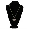 Solide Coeur Brisé Pendentif Collier Pour Hommes Femmes Nouvelle Personnalité De La Mode Hip Hop Collier Couple Bijoux