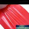 100 pcs vermelho saco de plástico auto selo reutilizável Dustproof sundries artesanato Zip bloqueio zíper armazenamento pacote