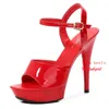 Mclubgirl Women Sexy Show High Heels Sexy Platform Color Sandals Party Club Drop