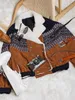Zaful Jacket Tribal Imprimir Casacos Mulheres Outono Primavera Vintage Outwear Túnica Dupla Breasted Faux Fur Corduroy Casachos OverCoat 201106