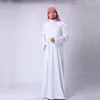 Abaya Saudi Arabia Традиционный мужчина Мусульманские длинные халаты платье Jubba Thobe арабская блузка платье исламская одежда арабский кафтан Outfits1