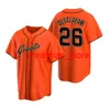 남자 여자 청소년 #35 Brandon Crawford 28 Buster Posey 26 Anthony Desclafani Custom Alternate Jersey