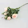 Fleurs décoratives couronnes Flone soie artificielle Rose fleur Bouquet fausse plante pour mariage maison fête Table pièce maîtresse Arrangement décor