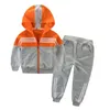 Abbigliamento per neonato Sport Set sportivo per ragazzo per bambini Set di abbigliamento per bambini Ragazzi Adolescenti Tuta sportiva Completi per bambini scolastici Completi per ragazzi Giacche 201127