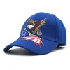 Novo Patriótico Eagle Americano E Bandeira Americana Boné Beisebol EUA Bald Eagle 3D Bordado Snapback bonés