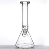 12.4" Hookahs Glass Bong Water Pipe + Free Downstem Bowl Dab Oil Rigs Bongs Pipes Smoking Beaker Base Perc 983