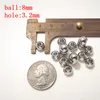 100pcs in bulk 4mm/5mm/6mm/8mm/ stainless steel Loose beads stainless steel ball charms Jewelry Finding/Making DIY Accessories