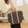 Bolso de moda para mujer, bolsos de noche, versión coreana, otoño e invierno 2022, nuevo maletín con estampado retro, bolso de viaje de gran capacidad