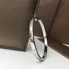 BUIGARI bangle placcato oro 18K gioielli di alta qualità Bangle riproduzioni ufficiali diamanti per donna Bracciali designer di lusso stile classico regali premium