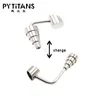 Podets fumeurs entiers Bubbler Banger Nail 6 en 1 Titanium Nail DOMELESSEURES MALES UNIVERSELLE FEMME 10 mm 14 mm 18 mm Joint4113013