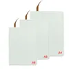 A4 A5 A6 Sublimering Blank Journal Notepad Vanlig Vit Värmeöverföring Skräddarsydd Skrivning Anteckningsbok Sjöfart RRB13741