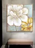 New Arrival Home Wall Flower Canvas Art Handmade Abstrakcyjne Kwiat Olej Obraz Płótno Wall Art Nowoczesna Dekoracja Domowa Sztuka LJ201130