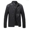 100% calidad hombres ropa abrigo chaqueta cuero real invierno chaqueta masculina motocicleta cremallera soporte marrón chaqueta de cuero genuino para hombre 201216