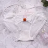 Calcinha Transparente de Verão Feminina Renda Cueca Laço Fofo Lingerie Oca para Fora Sexy Cintura Baixa Lingerie Feminina Tanga