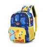 New kindergarten cartoon school bag anti-lost kids backpack cute dinosaur printing children school bag boys girls large capacity backpack