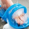 Bain en plastique douche brosse à pieds épurateur chaussure de bain pieds Massage pantoufles brosse gommage exfoliant pieds Spa douche enlever la peau morte