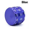Drum Shape 4 Layers 63mm Aluminum Alloy Smoking Polygon Petal Herb Grinder With Flatpattern 5 Colors Crusher