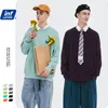INFLATION Men Sweater In Multi Color FW Warm Oneck Autumn Knitted For Couple Oversized Hip Hop 1880W 201117
