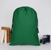 Hotsell 50 * 70cm presentes de natal sacos verdes wapiti santa claus mochila grande cordão de lona Doces sacos de decotação de Natal