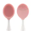 Facial Cleansing Brush Kompatibel med Sonic Electric Toandborste för djupt rengöring Ta bort blackhead Massage