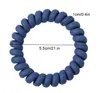 Telephone Wire Hairband Matt Colors Rubber Bands Stretchy Spiral Coil Hair Ties Ropes Girls Hair Accessories 21 Colors DW6378