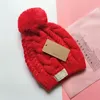 Winter Pompon Vailies Australia Designer Krajowskie czapki kobiety dziewczyny czapki czaszki czapki maska ​​modna etykieta szydełka czapka ciepła dzianina czapka na zewnątrz1682522