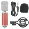 Professionell kondensor Audio 3.5mm Wired Studio Mikrofon Vocal Recording Microphone Mic w / Stand för dator PK BM800