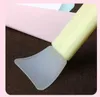 Double Soft Head Makeup Brush Silicone Mask Brushes DIY Cosmetic Mud Mixing Tool Acceptera din logotyp