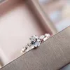 Bague punk de qualité luxueuse avec diamant scintillant pour femmes, bijoux de mariage, cadeau, livraison gratuite, PS7058, 2021