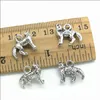 Parti 100pcs Fox Antika Silver Charms Pendants DIY Smycken Resultat för smycken Göra armband Halsband Örhängen 12 * 15mm