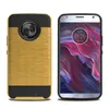 Hybrid Armor Brushed Cases für Motorola Moto E5 Plus Play X5 G6 G5 S E4 Plus X Style Slim PC TPU Combo Case Cover