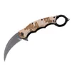 Yeni Karambit Pençe Katlanır Bıçak 440C 57HRC Titanyum Kaplamalı Bıçak Alüminyum Kolu EDC Cep Bıçaklar H5444