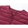 秋の冬の女性ホワイトダックダウンジャケットプラスサイズ4xlウルトラライトダウンコートパーカースリムロングパフジャケットアウトウェア15101
