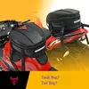 Motocentric Backpack Tail Tank Bag 2 In1 Motorcycle Waterproof Back Seat Bag High Capacity Motorbike Rider Helmet Container