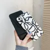 Fashion Black Ink Lines Phone Cases for Iphone 12 11 Pro Max X XS XR 8 Plus 12mini Ins Popular Chic Soft IMD Back Cover Gift4422296