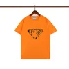 Summer Mens Womens Designer T Shirt 2022 New Tiger Head Triangle Fashion T Shirts Casual Loose 100% Cotton Top254V