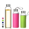 Bouteille d'eau en verre UPORS 280 ml, 360 ml, 550 ml, bouteille de sport avec couvercle en acier inoxydable et sac de protection, bouteille de boisson de voyage BPA 27928323