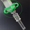 14mm 19mm Taille de joint en plastique KECK Clip de laboratoire Labatory clip Clip Clip Clip Verre Down Tuyal Adaptateur pour le kit de collecteur Bong Mini Nectar