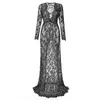 Robe de grossesse pour Po Shoot maternité Pographie accessoires Sexy col en V dentelle Maxi robe robe grande taille femmes enceintes vêtements LJ208554759