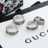 Klassisk lyxig högkvalitativ märke Fina silverringar Designerälskare Ring Stamp Ring för kvinnor Mens smycken Wedding Gift G6301445