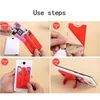 Silicone Touch U Type Bandage Card cover Bracket Phone Holder Stand Lazy stent universal for mobile phone 12 Colors