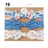 19 stijlen Baby Meisje Hoofdband Mermaid Haaraccessoires Knoop Bows Bunny Hairbands Kids Bloemen Geometrische Print Haarband C3658