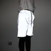 Nuevo 2017 verano moda hombres mujeres luz de la noche pantalones cortos reflectantes Hip Hop brillante parpadeo pantalones cortos para parejas M3XL T200409