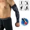 Ginocchiere a gomito 1 pz Protezione UV Manica del braccio del tatuaggio - Manicotti di compressione sportiva Brace per l'artrite Linfedema Pallacanestro Cycling Golf1