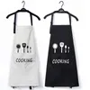 Çok Renkli Moda Önlük Katı Renk Büyük Cep Aile Aşçı Pişirme Ev Pişirme Temizleme Araçları Bib Pişirme Sanatı Önlük 9092